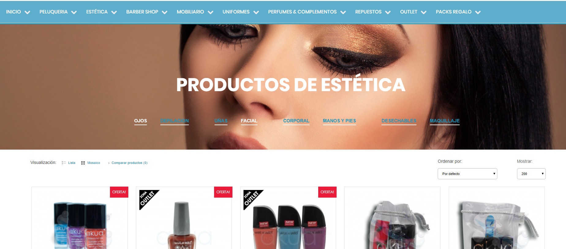 Productos Estetica Online