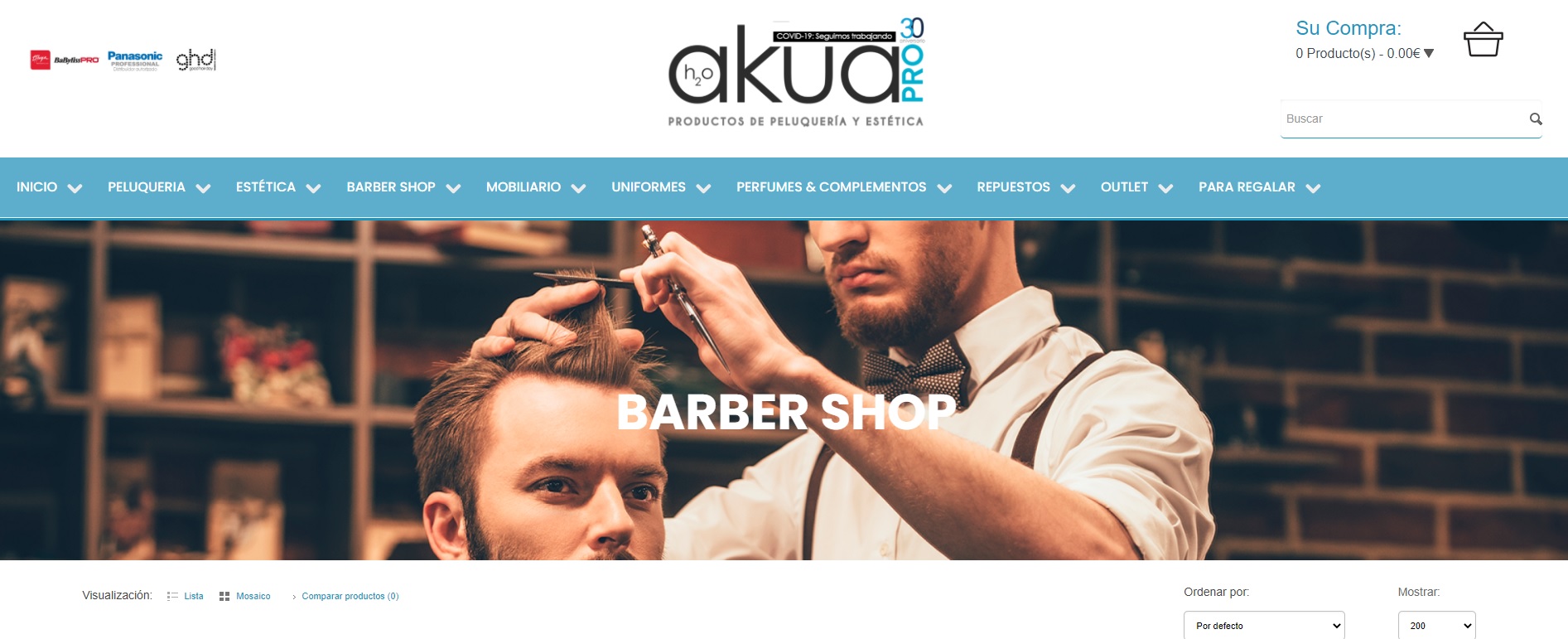 Tienda Online Barber Shop