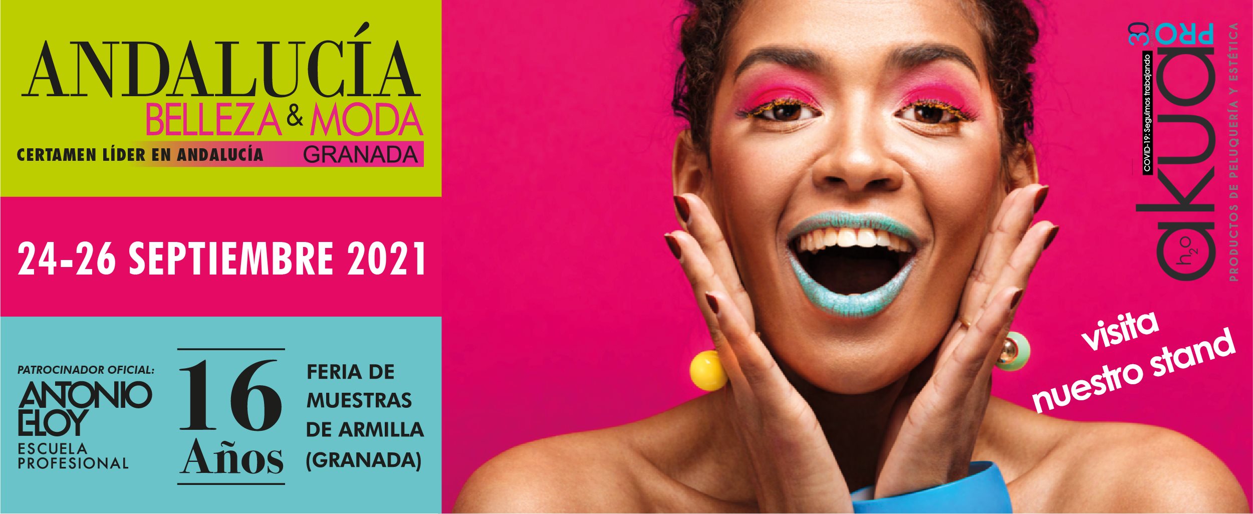 Regreso de H2oAkua a la Feria Andalucía Belleza y Moda Granada 2021
